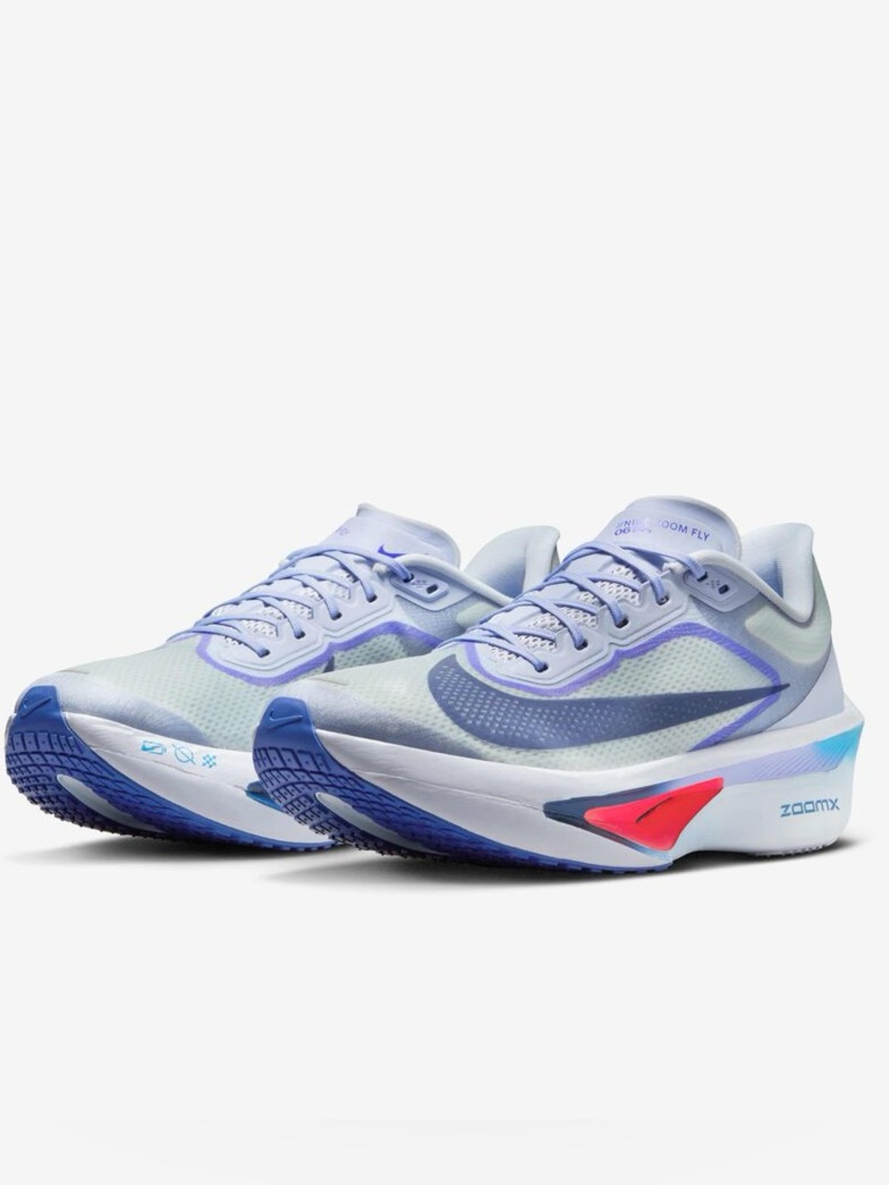 Nike Zoom Fly 6 Light Blue and Purple Running Shoes Women’s 7.5 / Men’s 6 used